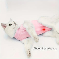 Adjustable Pet Recovery Shirt Modal Vest for Cat & Puppy