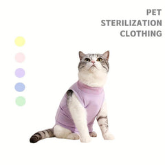 Adjustable Pet Recovery Shirt Modal Vest for Cat & Puppy