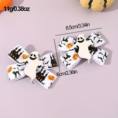 Halloween Pet Hair Clip Pumpkin Decor Dog Hairpin