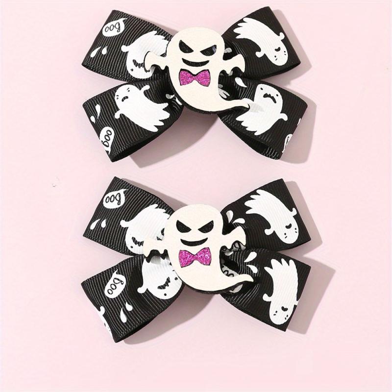 Halloween Pet Hair Clip Pumpkin Decor Dog Hairpin