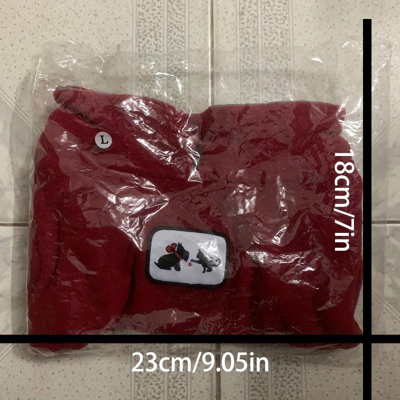 Windproof Plush Dog Sports Vest Clothes Night Reflective Pet Warm Jacket