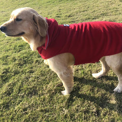 Windproof Plush Dog Sports Vest Clothes Night Reflective Pet Warm Jacket