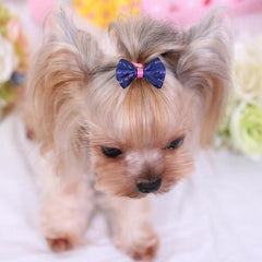 Pet Hair Accessories 3pcs 10pcs Dog Bowknot Hair Clip For Dogs & Cats