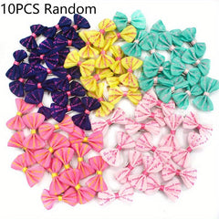 Pet Hair Accessories 3pcs 10pcs Dog Bowknot Hair Clip For Dogs & Cats