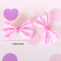 Pet Hair Accessories 3pcs 10pcs Dog Bowknot Hair Clip For Dogs & Cats