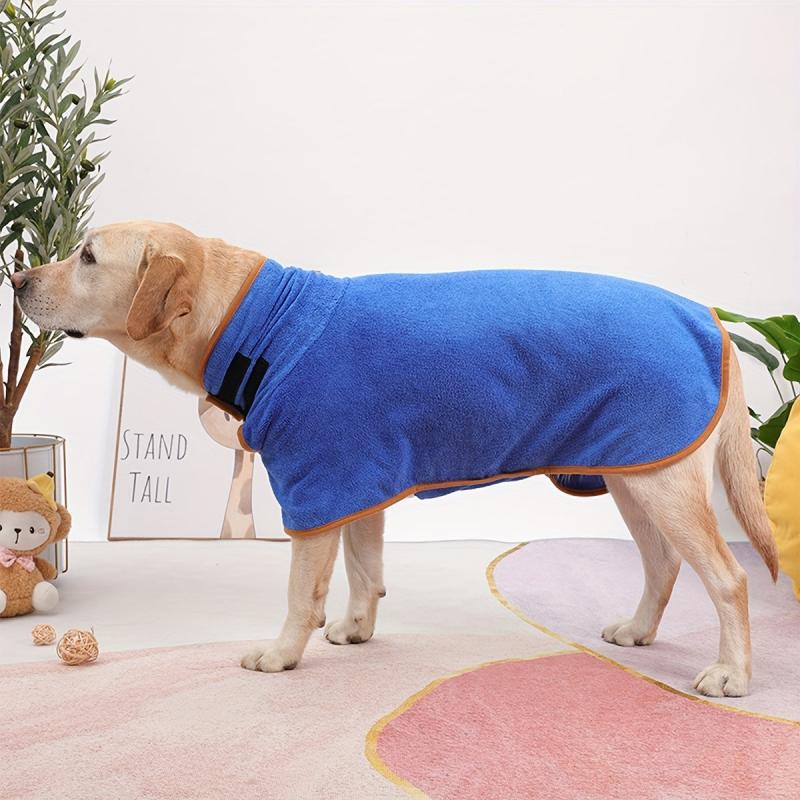 Quick Drying Pet Hooded Bath Towel Thick Microfiber Body Towel