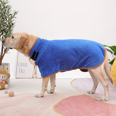Quick Drying Pet Hooded Bath Towel Thick Microfiber Body Towel