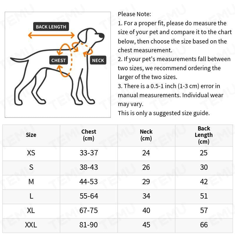 Reflective Raincoat for Dogs w/ Zipper & Hood