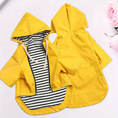 Reflective Raincoat for Dogs w/ Zipper & Hood