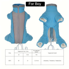 Winter Dog Coat Waterproof Windproof Reflective Jacket for Small Medium Dogs