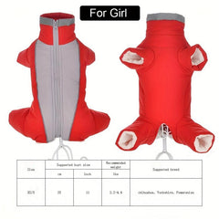 Winter Dog Coat Waterproof Windproof Reflective Jacket for Small Medium Dogs