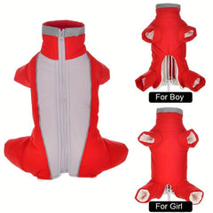Winter Dog Coat Waterproof Windproof Reflective Jacket for Small Medium Dogs