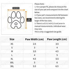 Waterproof Dog Shoes Pet Paw Protector Foot Cover