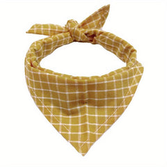 Classic Plaid Dog Bandana Christmas Pet Accessories