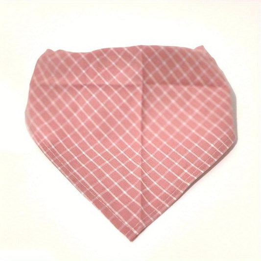 Classic Plaid Dog Bandana Christmas Pet Accessories
