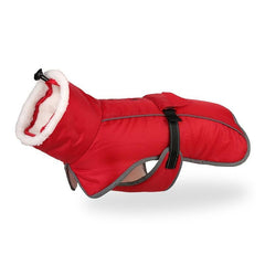 Winter Dog Coat Waterproof Warm Dog Turtleneck Reflective Jacket