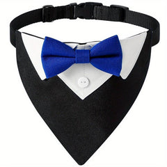 Bowknot Decorated Pet Bandana for Cats and Dogs Wedding Suit