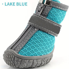 Non Slip Dog Shoes for Small and Medium Dogs - All Seasons Comfortable Pet Footw