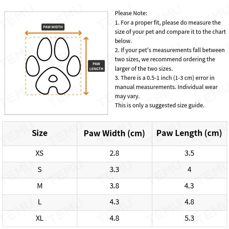 Non Slip Dog Shoes for Small and Medium Dogs - All Seasons Comfortable Pet Footw