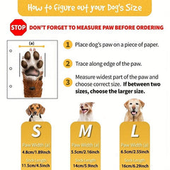 4pcs Anti Slip Dog Socks With Straps Traction For Indoor On Hardwood Floor