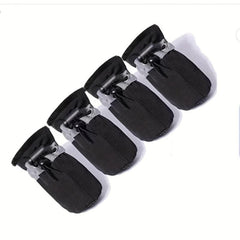 4pcs Dog Shoes Reflective Straps Anti Slip Dog Boots