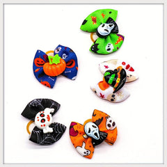 20pcs Elastic Halloween Decor Rubber Bands for Pet Hair