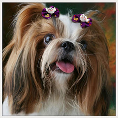 20pcs Elastic Halloween Decor Rubber Bands for Pet Hair