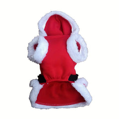 Christmas Pet Costume Winter Style Dog Dressing Up Santa Claus Apparel