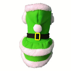 Christmas Pet Costume Winter Style Dog Dressing Up Santa Claus Apparel