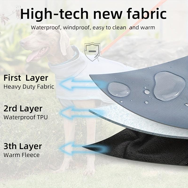 Pet Soft Jacket Windproof Waterproof Dog Coat Warm & Fashionable