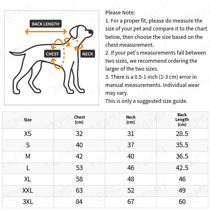 Pet Soft Jacket Windproof Waterproof Dog Coat Warm & Fashionable