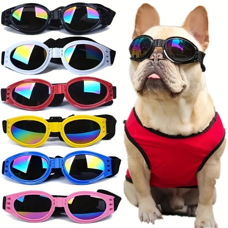 Foldable UV Protection Dog Goggles for Sun Wind Debris