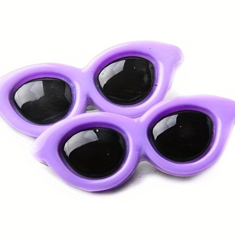 Oval Sunglasses Hair Clips for Pets Fashionable Accessories
