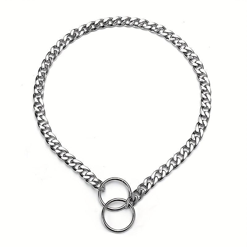 Stainless Steel Dog Choke Chain Collar Pet Training Walking Choker