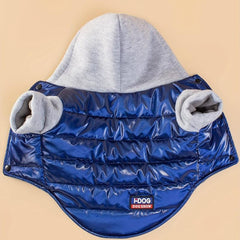 Cotton Padded Dog Coat Hooded Pet Coat Cold Weather Small Medium