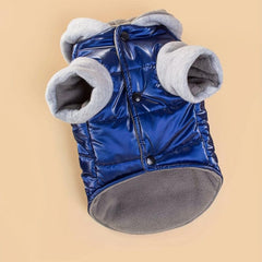 Cotton Padded Dog Coat Hooded Pet Coat Cold Weather Small Medium