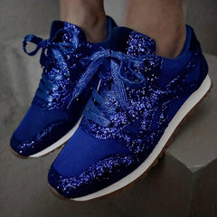 Glitter Sequins Sports Shoes Low Top Sneakers