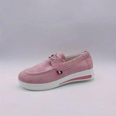 Women's Slip On Platform Sneakers Lace Up Loafers