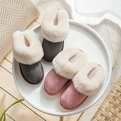 Classic Fuzzy Wool Cozy Home Slipper Winter Autumn