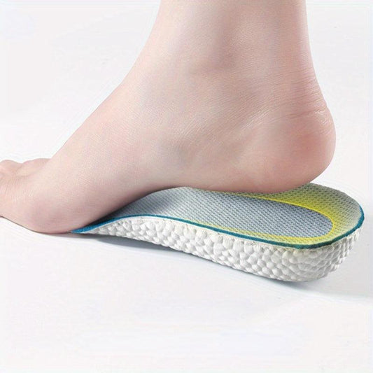 Heightening Insoles Men Women Soft Breathable Shock Absorption