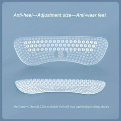 2pcs Silicone Heel Stickers Anti Slip Heel Cushions