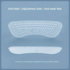2pcs Silicone Heel Stickers Anti Slip Heel Cushions