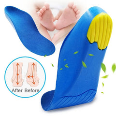 Kids Orthotics Insoles Arch Support Correction Flat Feet Foot Care Orthopedic