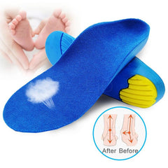 Kids Orthotics Insoles Arch Support Correction Flat Feet Foot Care Orthopedic