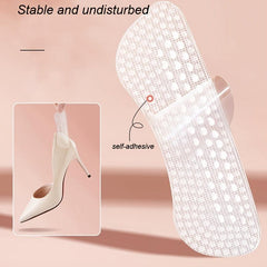 1pair 4D Heel Stickers Fixers Half Size Adjustable Pad