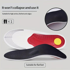 Orthotic High Arch Support Insoles Gel Pad 3D Arch Support Flat Feet