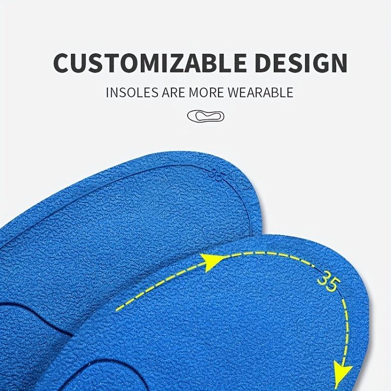4D Memory Foam Orthopedic Insoles Nano Antibacterial Deodorization Sport Running