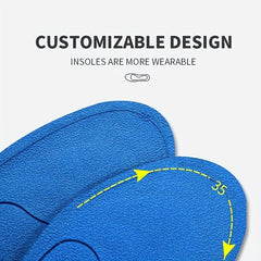 4D Memory Foam Orthopedic Insoles Nano Antibacterial Deodorization Sport Running