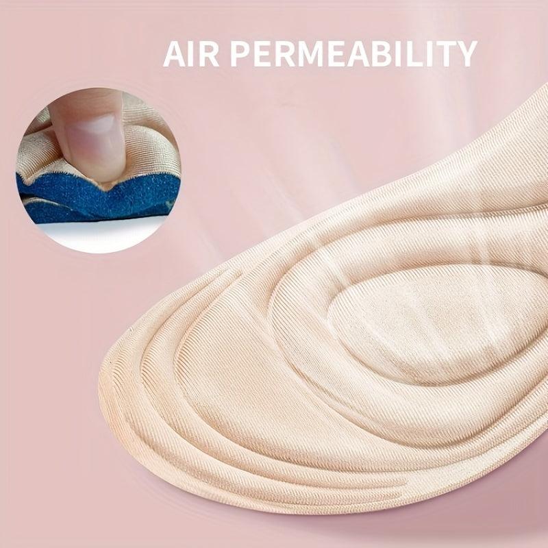 4D Memory Foam Orthopedic Insoles Nano Antibacterial Deodorization Sport Running