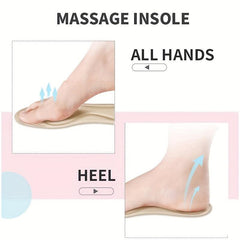 4D Memory Foam Orthopedic Insoles Nano Antibacterial Deodorization Sport Running